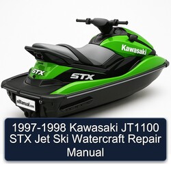 1997-1998 Kawasaki JT1100 STX Jet Ski Watercraft Service Repair Workshop Manual PDF