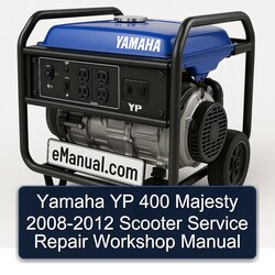 2008-2012 Yamaha YP 400 Majesty - Scooter Service Repair Workshop Manual PDF