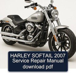 2007 Harley Davidson Softail Service Repair Workshop Manual PDF