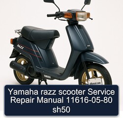 1980-2005 Yamaha Razz Scooter 11616- SH50 Service Repair Workshop Manual PDF