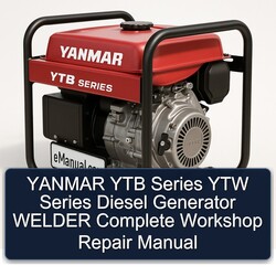 Yanmar YTB Series YTW Diesel Generator Welder Service Repair Workshop Manual PDF