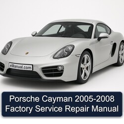 2005-2008 Porsche Cayman Service Repair Workshop Manual PDF
