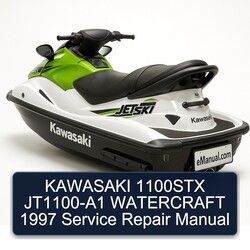 1997 Kawasaki 1100STX Jt1100-a1 Watercraft Service Repair Workshop Manual PDF