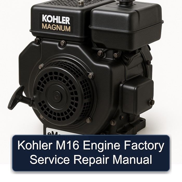 Kohler Magnum Models M16 Engine Service Repair Workshop Manual PDF