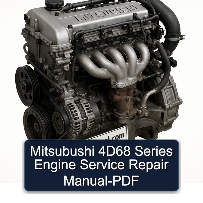 Mitsubishi 6 A Series Mitsubushi 4d68 Engine Service Repair Workshop Manual PDF