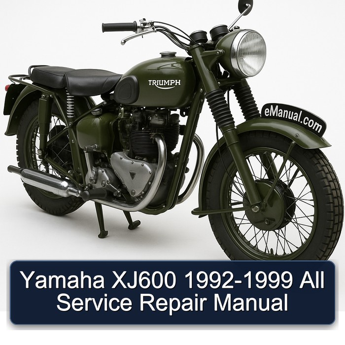 1992-1999 Triumph TRW Yamaha XJ600 - All Service Repair Workshop Manual PDF