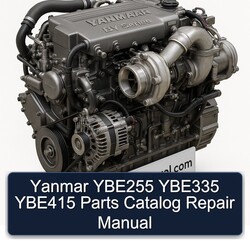 Yanmar BY Series YBE255 YBE335 YBE415 Parts Catalog PDF