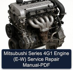 Mitsubishi 6 A Series Mitsubushi 4g1 Engine (E-W) Service Repair Workshop Manual PDF