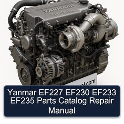 Yanmar BY Series EF227 EF230 EF233 EF235 Parts Catalog PDF