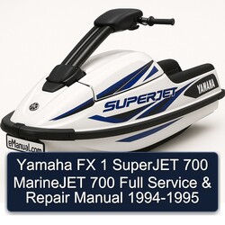 1994-1995 Yamaha FX 1 Superjet 700 Marinejet Service Repair Workshop Manual PDF