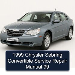 1999 Chrysler Sebring Convertible 99 Service Repair Workshop Manual PDF