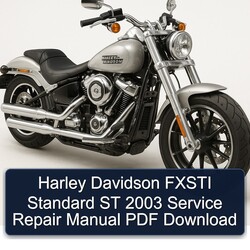 2003 Harley Davidson Fxsti Standard ST Service Repair Workshop Manual PDF