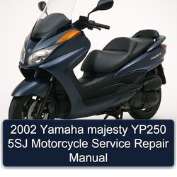 2002 Yamaha Majesty YP250 5SJ Motorcycle Service Repair Workshop Manual PDF
