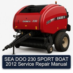 2012 SEA DOO 230 Sport Boat Service Repair Workshop Manual PDF