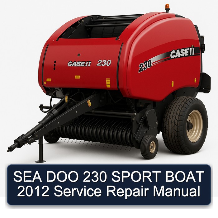 2012 SEA DOO 230 Sport Boat Service Repair Workshop Manual PDF