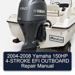 2004-2008 Yamaha 150HP 4-stroke EFI Outboard Service Repair Workshop Manual PDF