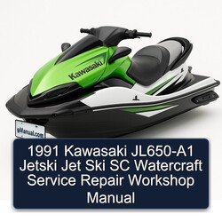 1991 Kawasaki Jl650-a1 Jetski Jet Ski Sc Watercraft Service Repair Workshop Manual PDF