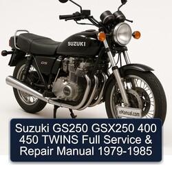 1979-1985 Suzuki GS Series GS250 GSX250 400 450 Twins Service Repair Workshop Manual PDF