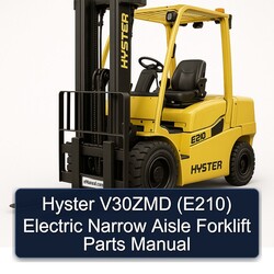 Hyster V30ZMD (E210) Electric Narrow Aisle Forklift Parts Catalog PDF