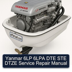 Yanmar 6LP 6LPA DTE STE Dtze Service Repair Workshop Manual PDF