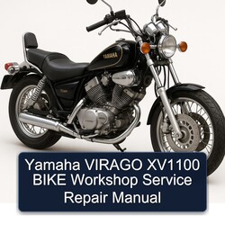 Yamaha Virago XV1100 Bike Service Repair Workshop Manual PDF