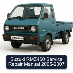 2005-2007 Suzuki RMZ450 Service Repair Workshop Manual PDF
