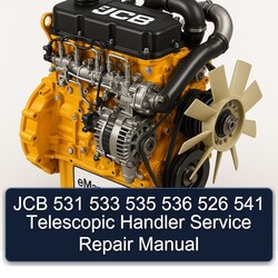 JCB 531 533 535 536 526 541 Telescopic Handler Service Repair Workshop Manual PDF