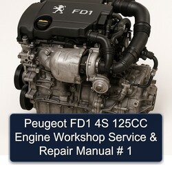Peugeot FD1 4S 125CC Engine Service Repair Workshop Manual PDF