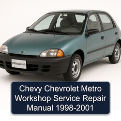 1998-2001 Chevrolet Chevy Metro Service Repair Workshop Manual PDF