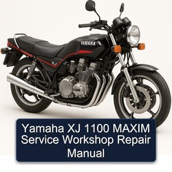 Yamaha XJ Models 1100 Maxim Service Repair Workshop Manual PDF