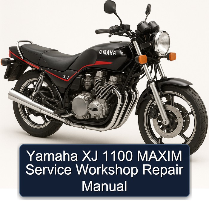 Yamaha XJ Models 1100 Maxim Service Repair Workshop Manual PDF