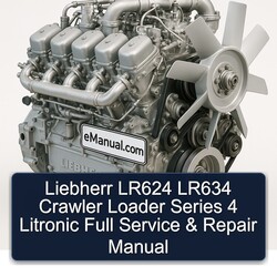 Liebherr LR624 LR634 Crawler Loader Series 4 Litronic Service Repair Workshop Manual PDF