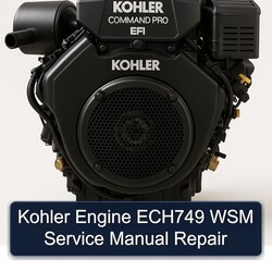 Kohler Command Pro EFI Models Engine ECH749 WSM Service Repair Workshop Manual PDF