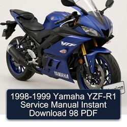 1998-1999 Yamaha YZF Models YZF-R1 98 Service Repair Workshop Manual PDF