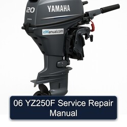 06 YZ250F Manual de servicio y reparación 