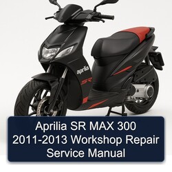 2011-2013 NSU Max Aprilia SR 300 Service Repair Workshop Manual PDF