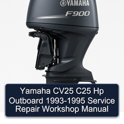 1993-1995 Yamaha CV25 C25 Hp Outboard Service Repair Workshop Manual PDF