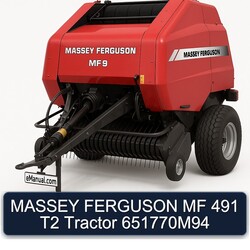 MASSEY FERGUSON MF 491 T2 Tractor 651770M94