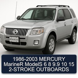 1986-2003 MERCURY MarineR ModelS 6 8 9.9 10 15 2-STROKE OUTBOARDS