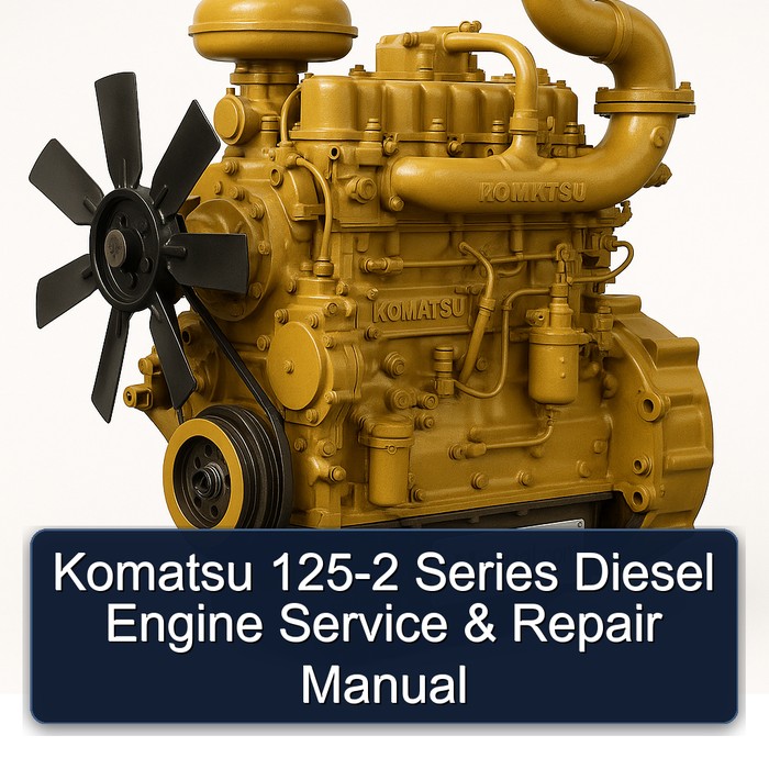 Komatsu 125 2 Series Diesel Engine Service Repair Workshop Manual PDF