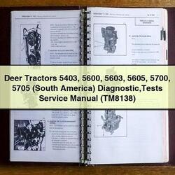 Deere 5403 5600 5603 5605 5700 5705 (south America) Diagnostic Tests (TM8138) Service Repair Workshop Manual PDF