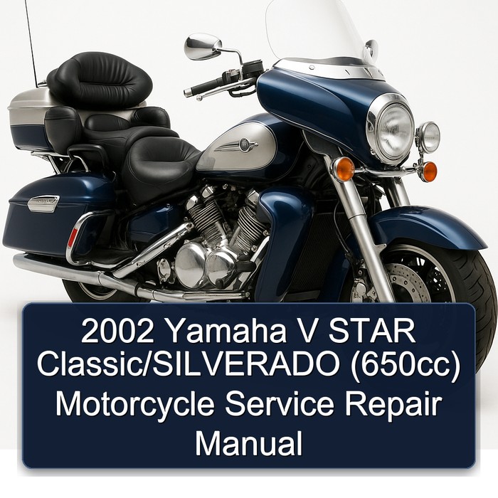 2002 Aprilia Classic Yamaha V Star /silverado (650CC) Motorcycle Service Repair Workshop Manual PDF