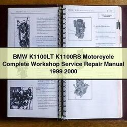 1999-2000 BMW K1100LT K1100RS Motorcycle Service Repair Workshop Manual PDF
