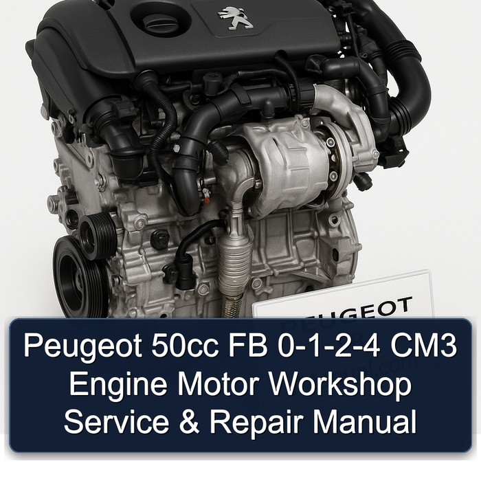 Peugeot FB 50CC 0-1-2-4 CM3 Engine Motor Service Repair Workshop Manual PDF