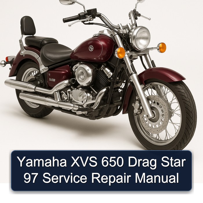 Yamaha XVS Models 650 Drag Star 97 Service Repair Workshop Manual PDF