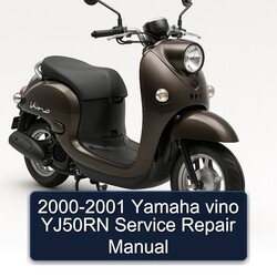 2000-2001 Yamaha Vino YJ50RN Service Repair Workshop Manual PDF