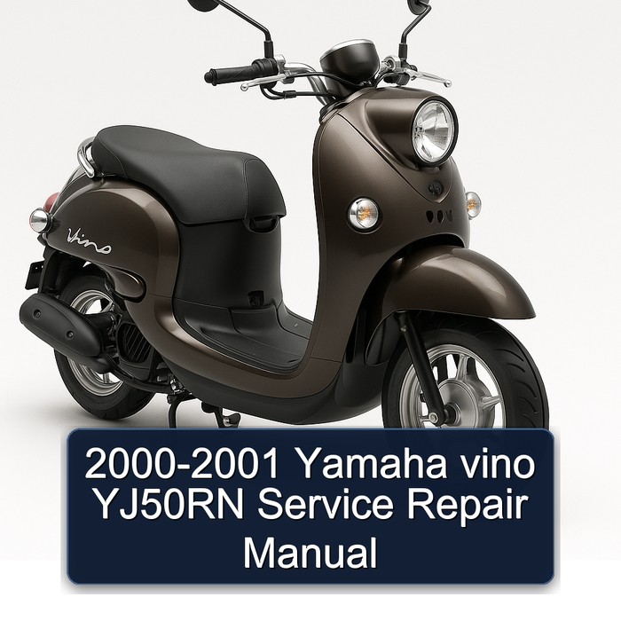 2000-2001 Yamaha Vino YJ50RN Service Repair Workshop Manual PDF