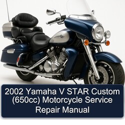 2002 Yamaha V Star Custom (650CC) Motorcycle Service Repair Workshop Manual PDF