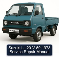 1973 Suzuki T Series LJ 20-v-50 Service Repair Workshop Manual PDF