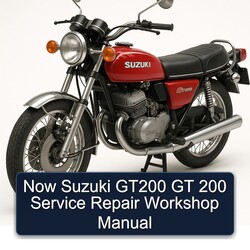 Yamaha GT Now Suzuki GT200 200 Service Repair Workshop Manual PDF